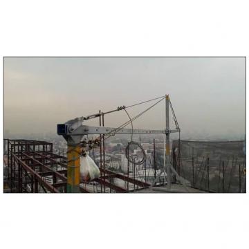 Painting steel suspended platform ZLP630 for building maintenance