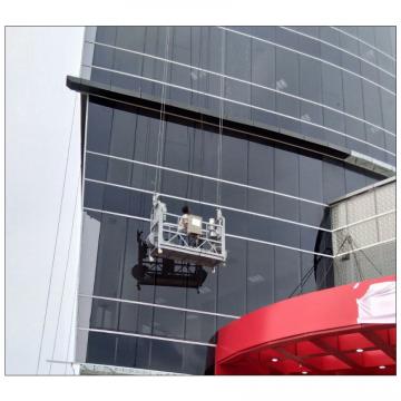 Galvanized steel ZLP800 Indonesia temporary platform gondola for chimney