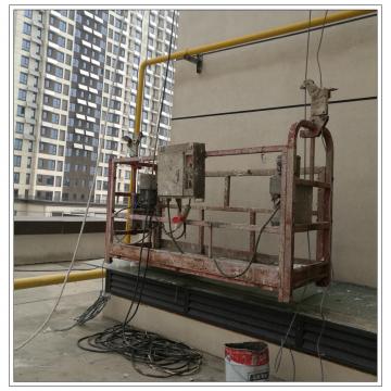 Durable galvanized steel window cleaning ZLP630 rope suspended platform