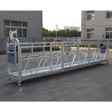 Construction facade  cleaning system steel suspended rope platform for sale