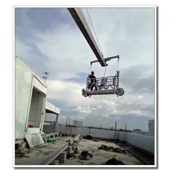 Galvanized steel 6 meters ZLP630 suspended wire rope platform