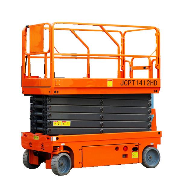 6m telescopic boom lift elevating work platform aerial work scissor lift platform #1 image