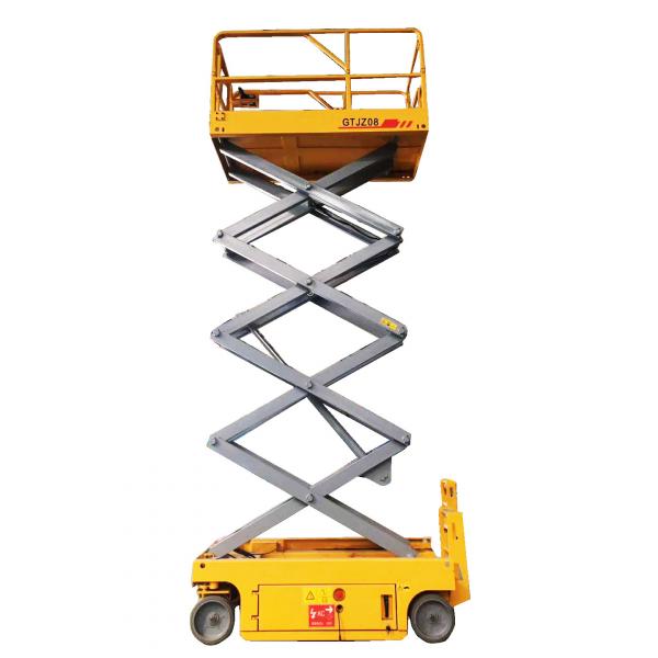 6m telescopic boom lift elevating work platform aerial work scissor lift platform #2 image