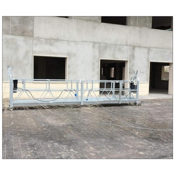 Aluminium lifting powed building cleaning ZLP630 temporary gondola system #1 image