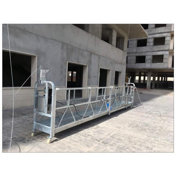 Aluminium lifting access facade cleaning ZLP630 temporary gondola system #1 image