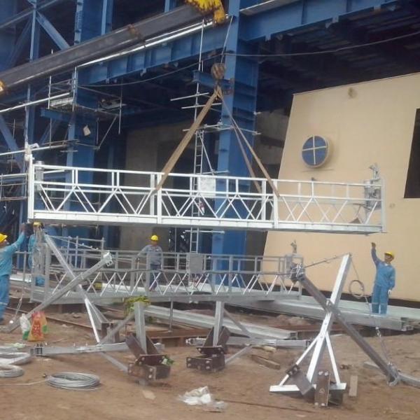 Painting steel 630kg ZLP630 suspended platform for building cleaning #4 image